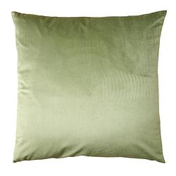 Foto van Clayre & eef kussenhoes 45x45 cm groen polyester sierkussenhoes groen sierkussenhoes