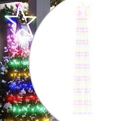Foto van Vidaxl kerstboomverlichting 320 kleurrijke led'ss 375 cm