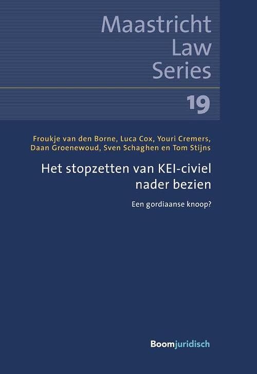 Foto van Het stopzetten van kei-civiel nader bezien - d.a. groenewoud - paperback (9789462909557)