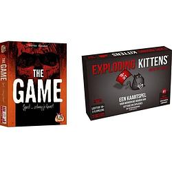 Foto van Spellenbundel - kaartspel - 2 stuks - the game & exploding kittens nsfw (18+)