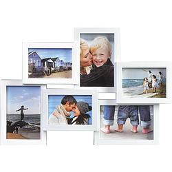Foto van Henzo fotolijst - holiday gallery - collagelijst voor 6 foto's - fotomaat 10x15 cm - wit
