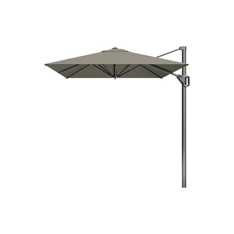 Foto van Platinum voyager rechthoek zweefparasol t1 3x2 m. - taupe