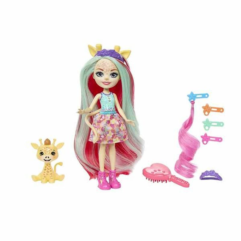 Foto van Pop mattel enchantimals glam party giraf 15 cm