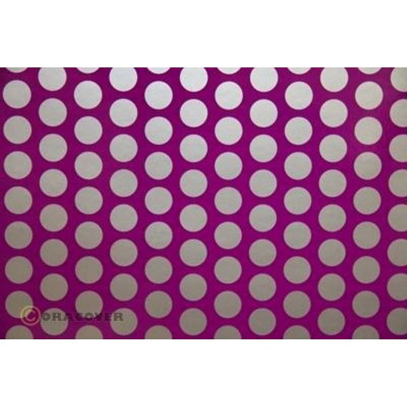 Foto van Oracover orastick fun 1 45-015-091-002 plakfolie (l x b) 2 m x 60 cm violet-zilver (fluorescerend)