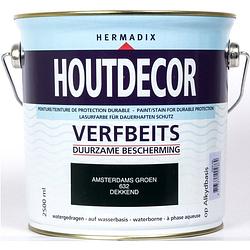 Foto van Hermadix - houtdecor 632 amsterdam groen 2500 ml