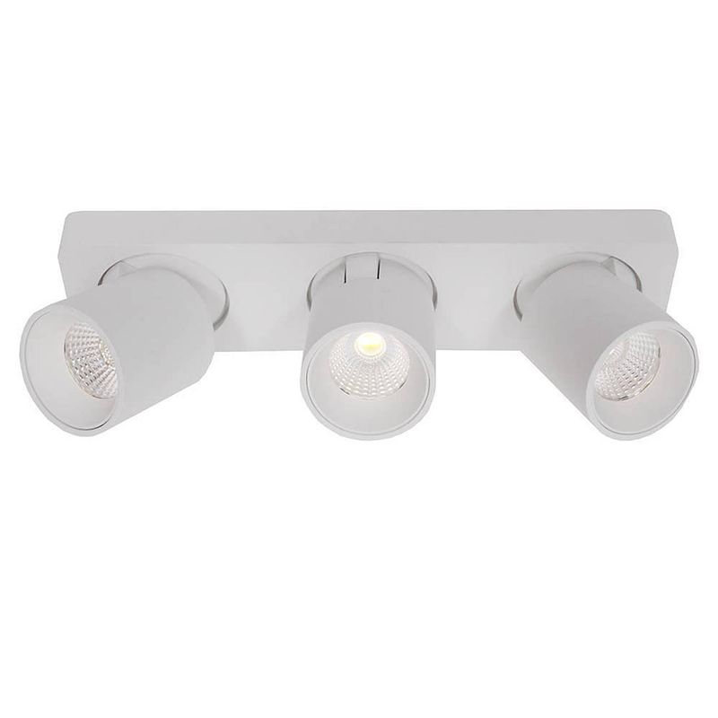 Foto van Lamponline spot laguna 3 lichts l 32 cm b 8,5 cm wit