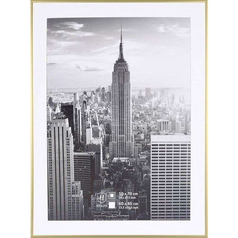 Foto van Henzo fotolijst - manhattan - fotomaat 70x100 cm - goud