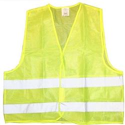 Foto van 8x veiligheidsvest fluorescerend geel voor volwassenen - veiligheidshesje