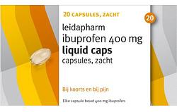 Foto van Leidapharm ibuprofen 400mg liquid caps