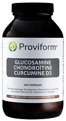 Foto van Proviform glucosamine chondroïtine curcumine d3 capsules