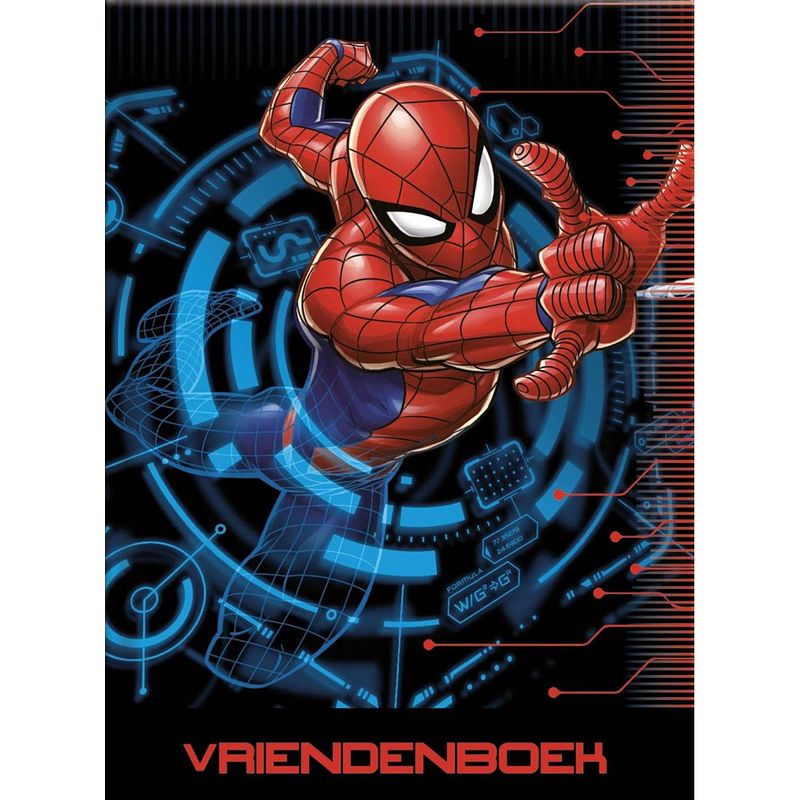 Foto van Spider-man vriendenboek - spiderman vriendenboekje - 80 blz- hardcover - 2022