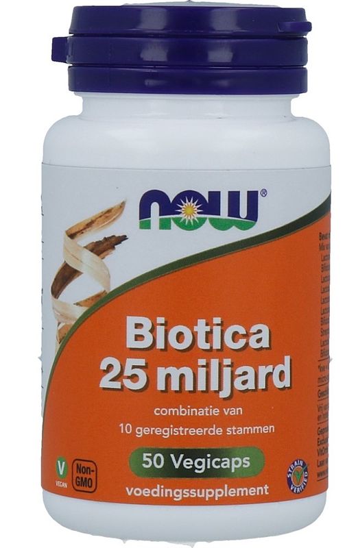 Foto van Now biotica 25 miljard capsules 50st