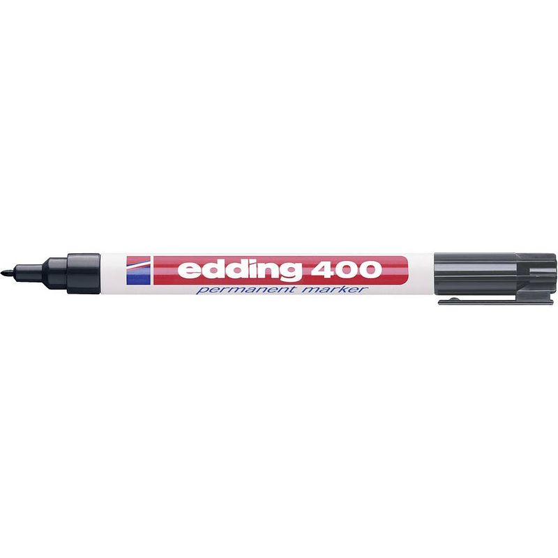 Foto van Edding edding 400 4-400-1-1002 permanent marker rood watervast: ja