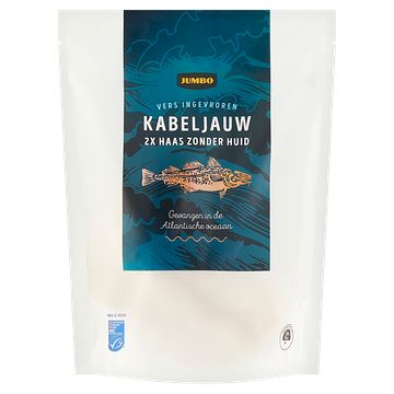 Foto van Jumbo kabeljauw haas zonder huid 2 stuks 250g