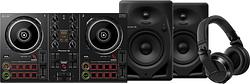 Foto van Pioneer dj ddj-200 + pioneer dj hdj-x7 zwart + pioneer dj dm-50d zwart