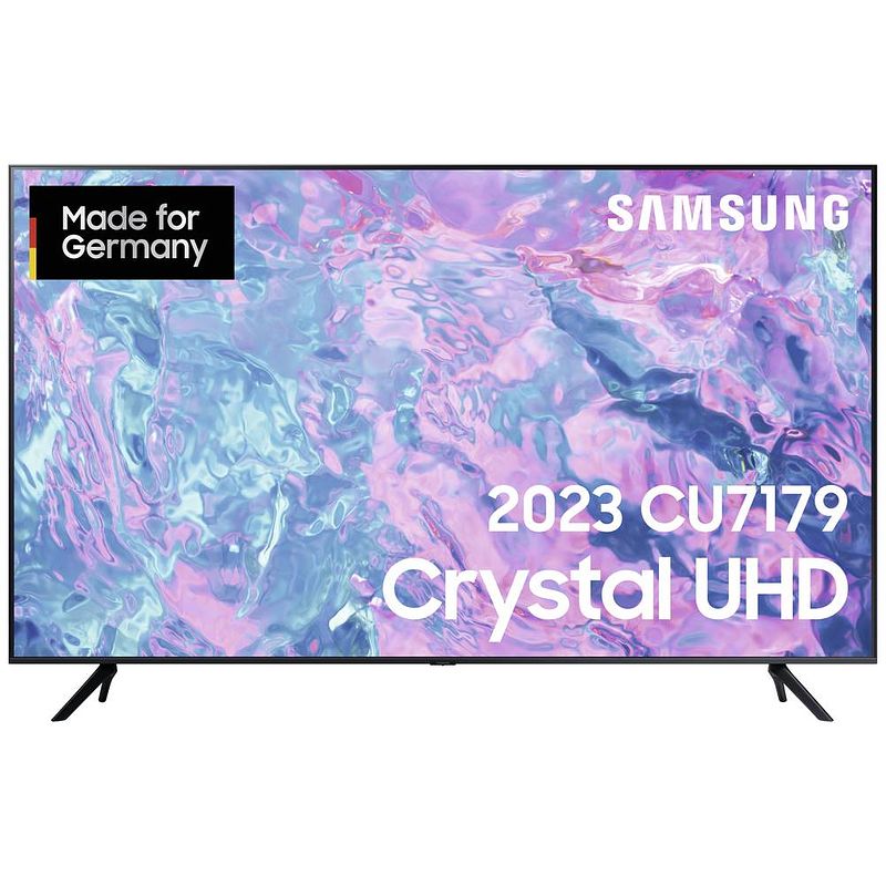 Foto van Samsung crystal uhd 4k cu7179 led-tv 214 cm 85 inch energielabel f (a - g) ci+*, dvb-c, dvb-s2, dvb-t2 hd, smart tv, uhd, wifi zwart