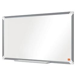 Foto van Nobo whiteboard breedbeeld magnetisch premium plus 71x40 cm staal