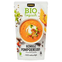 Foto van Jumbo biologisch romige pompoensoep 570ml