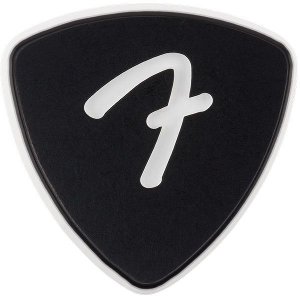 Foto van Fender f grip 346 picks black plectrum (set van 3)