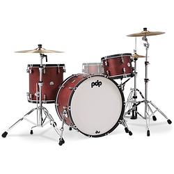 Foto van Pdp drums pdcc2413oe concept classic oxblood stain 3d. classic rock shellset