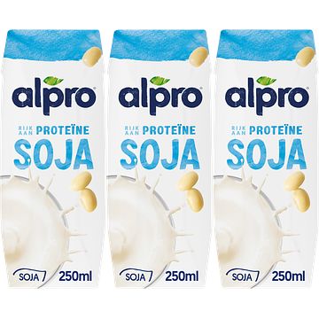 Foto van Alpro sojadrink houdbaar 3 x 250ml bij jumbo