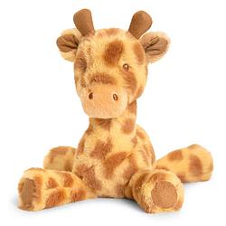 Foto van Pluche knuffel dier kleine giraffe 14 cm - knuffeldier