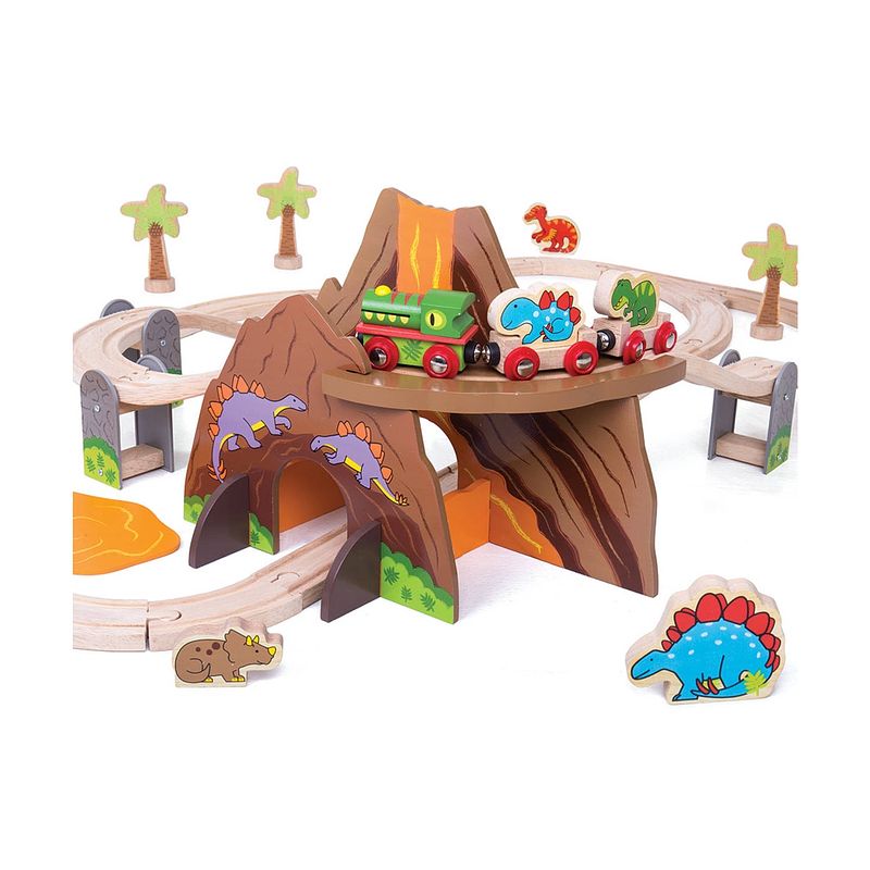 Foto van Bigjigs dinosaur train set