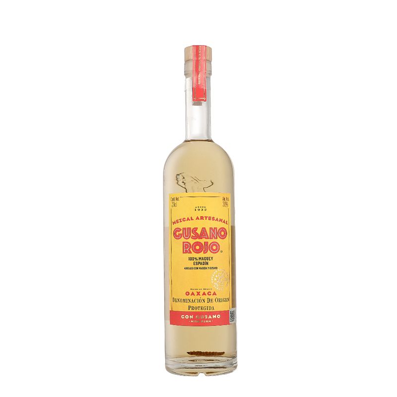 Foto van Gusano rojo mezcal 70cl gedistilleerd