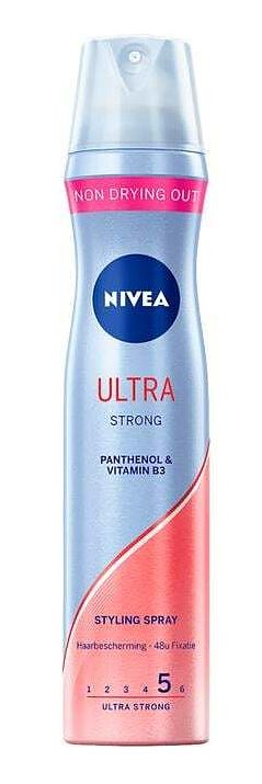 Foto van Nivea ultra strong styling spray