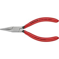 Foto van Knipex 37 21 125 elektronica en fijnmechanica platte tang recht 125 mm