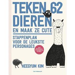 Foto van Teken 62 dieren en maak ze cute