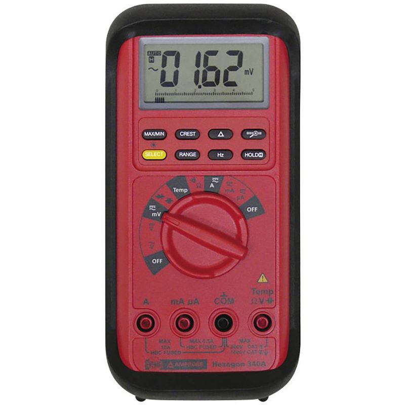 Foto van Beha amprobe hex340-d multimeter digitaal cat iii 1000 v, cat iv 600 v weergave (counts): 5000