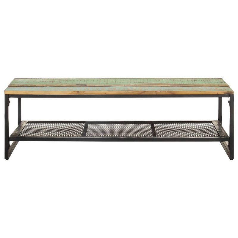 Foto van The living store salontafel 110x60x35 cm massief gerecycled hout - tafel