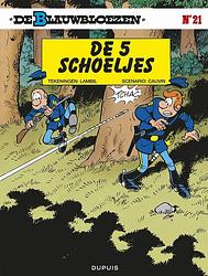 Foto van De blauwbloezen - 21 - de 5 schoeljes - raoul cauvin - paperback (9789031409402)