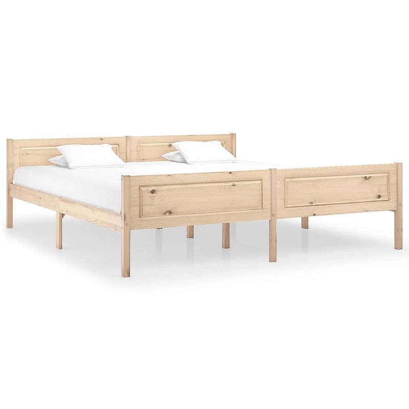 Foto van Vidaxl bedframe massief grenenhout 180x200 cm