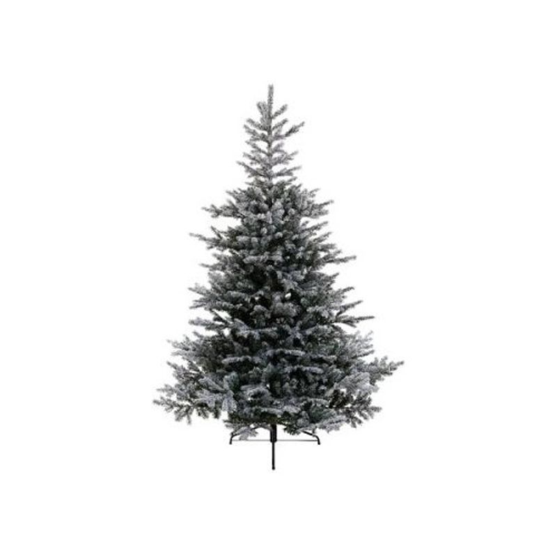 Foto van Everlands - kunstkerstboom snowy grandis fir hinged tree 150cm dia 90 cm