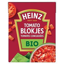 Foto van Heinz tomaten blokjes bio 390g bij jumbo