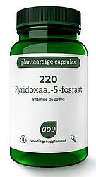 Foto van Aov 220 pyridoxaal-5-fosfaat vegacaps