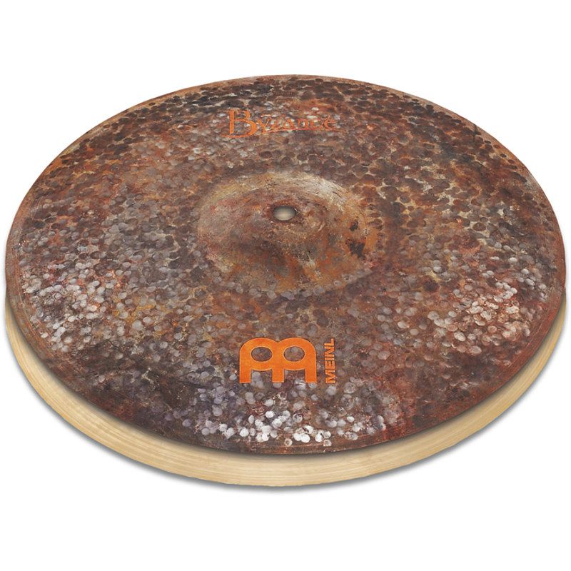 Foto van Meinl b15edmth byzance extra dry medium thin hi-hat 15 inch