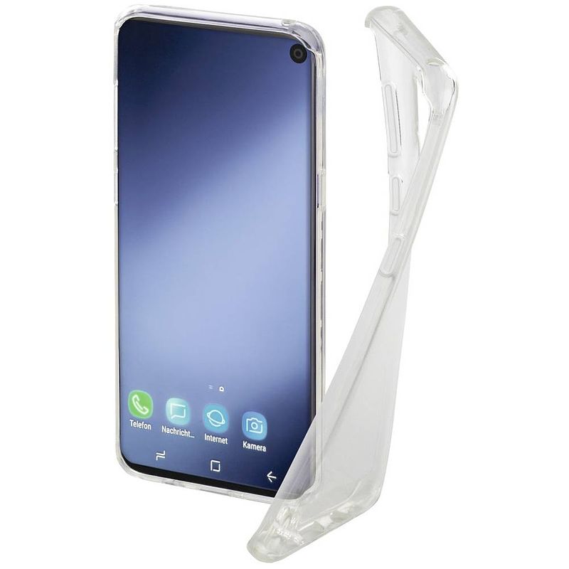 Foto van Hama crystal clear backcover samsung galaxy s10 transparant