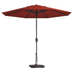 Foto van Madison parasol paros rond 300 cm steenrood