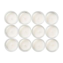 Foto van Waxinelicht tray - creme - set van 12