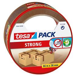 Foto van Tesa verpakkingsplakband strong, ft 38 mm x 66 m, pp, bruin