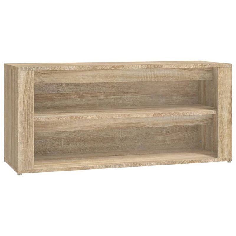 Foto van Vidaxl schoenenrek 100x35x45 cm bewerkt hout sonoma eikenkleurig