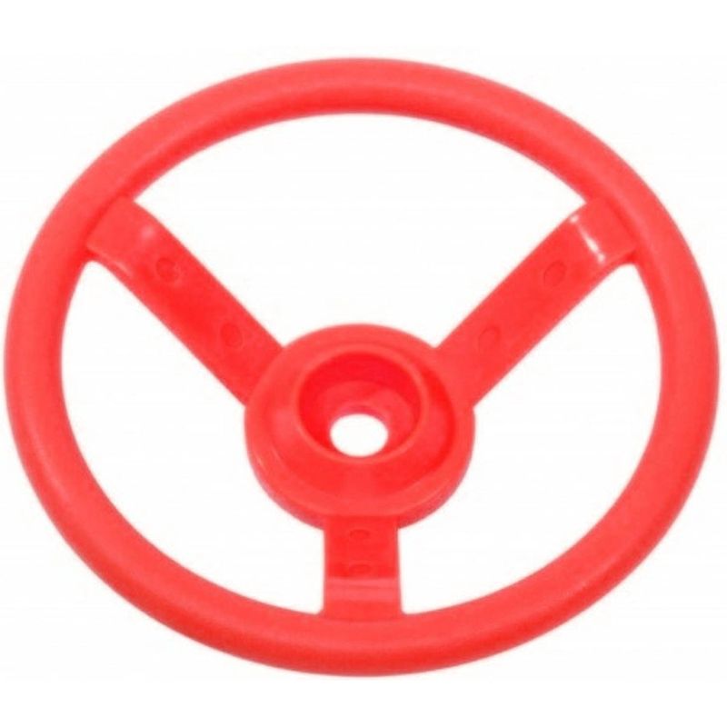 Foto van Axi stuurwiel van kunststof in rood accessoire voor speelhuis of speeltoestel