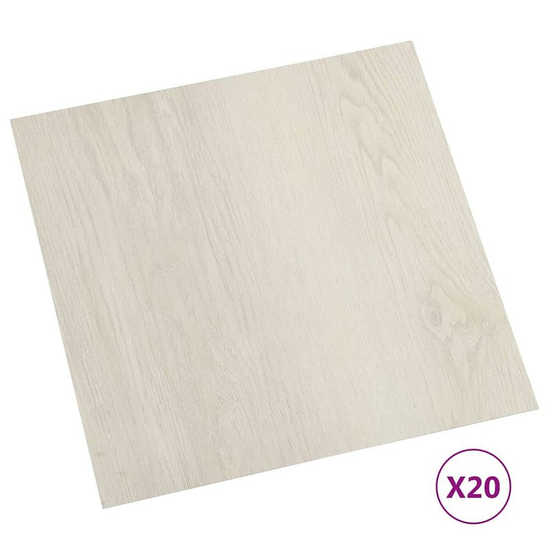 Foto van Vidaxl vloerplanken 20 st zelfklevend 1,86 m² pvc beige