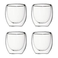 Foto van Krumble espresso glas dubbelwandig set van 4