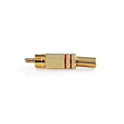 Foto van Nedis rca-connector - cavc24903rdg - goud