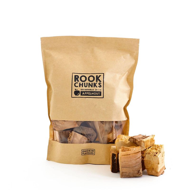 Foto van Smokin's flavours rookchunks appel 1,5kg