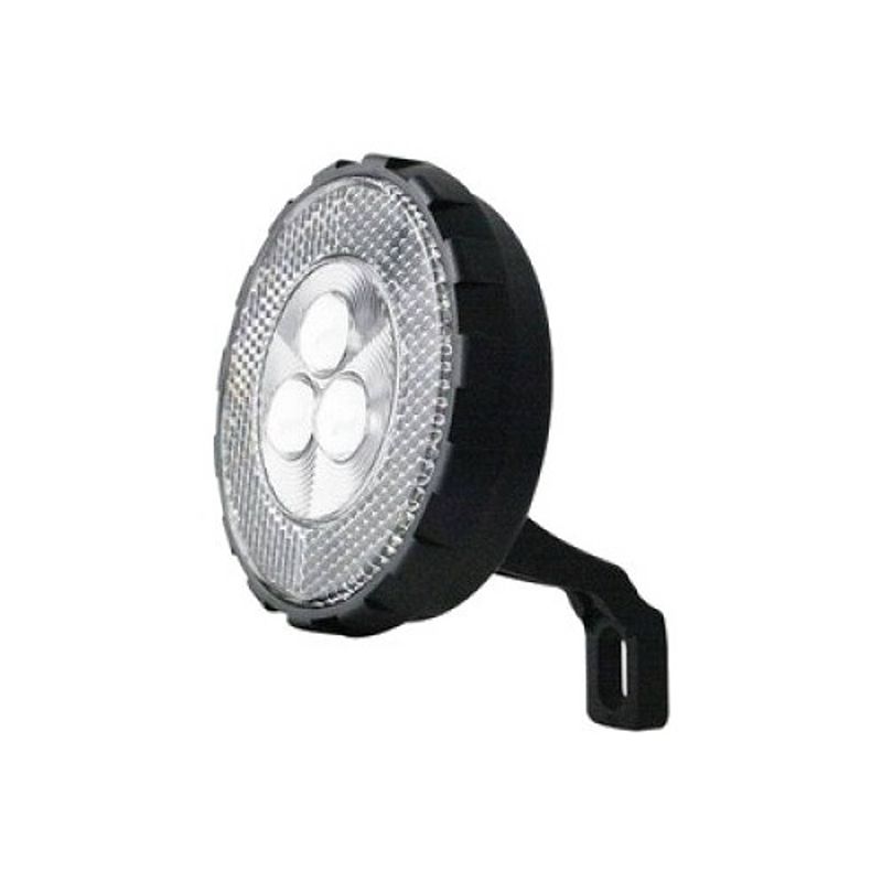 Foto van Cycle tech koplamp batterij 3-led zwart